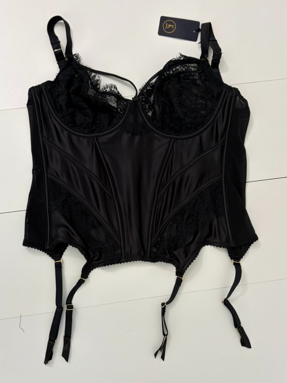 Women's 36DD/DDD Corset With Garters